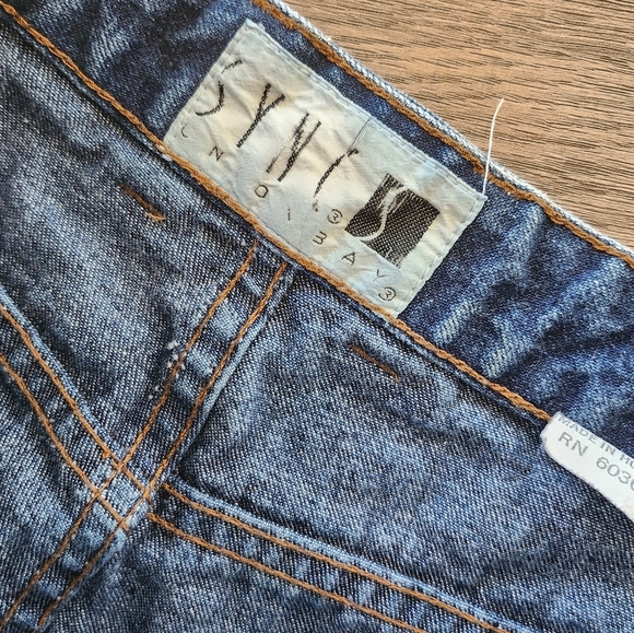 Vintage Syncs By UNIONBAY Denim Pleated front Mom Jeans High Waist - Picture 6 of 14